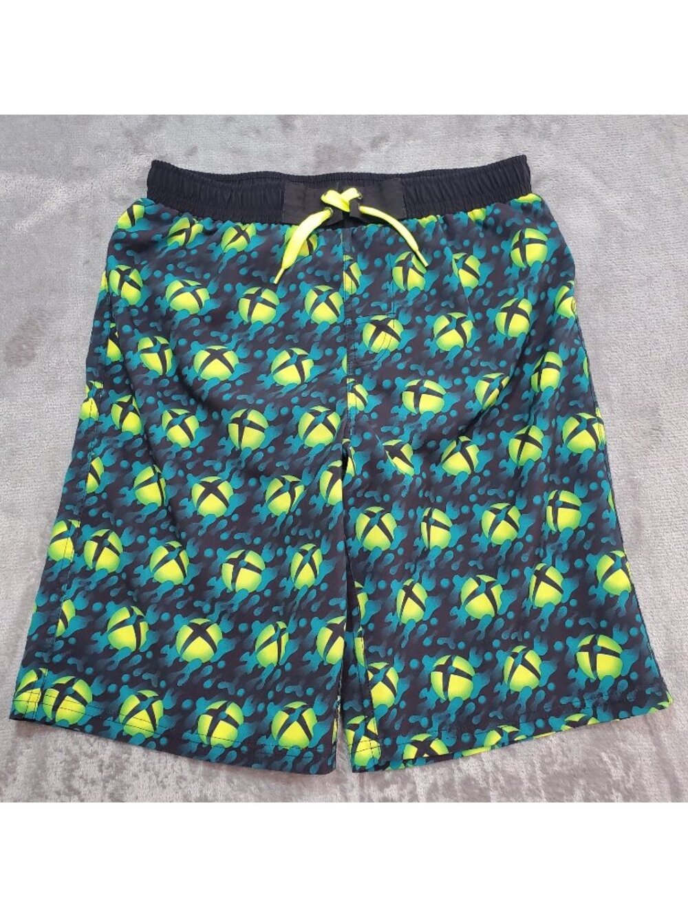 XBOX Boys Size XL 14/16 Swim Trunks Shorts Video Games Gamer Swim Beach Resort